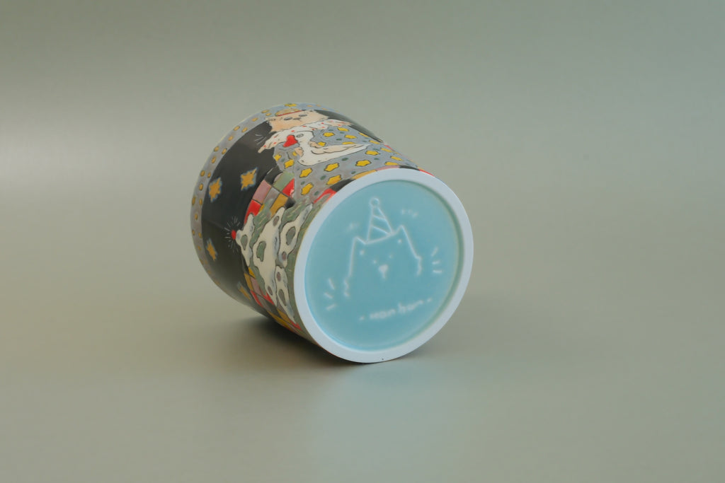 Pajama Cat & Snowman Cup - Small