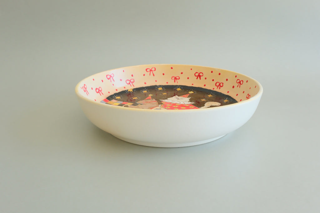 Pajama Cat & Rocking Horse Deep Plate