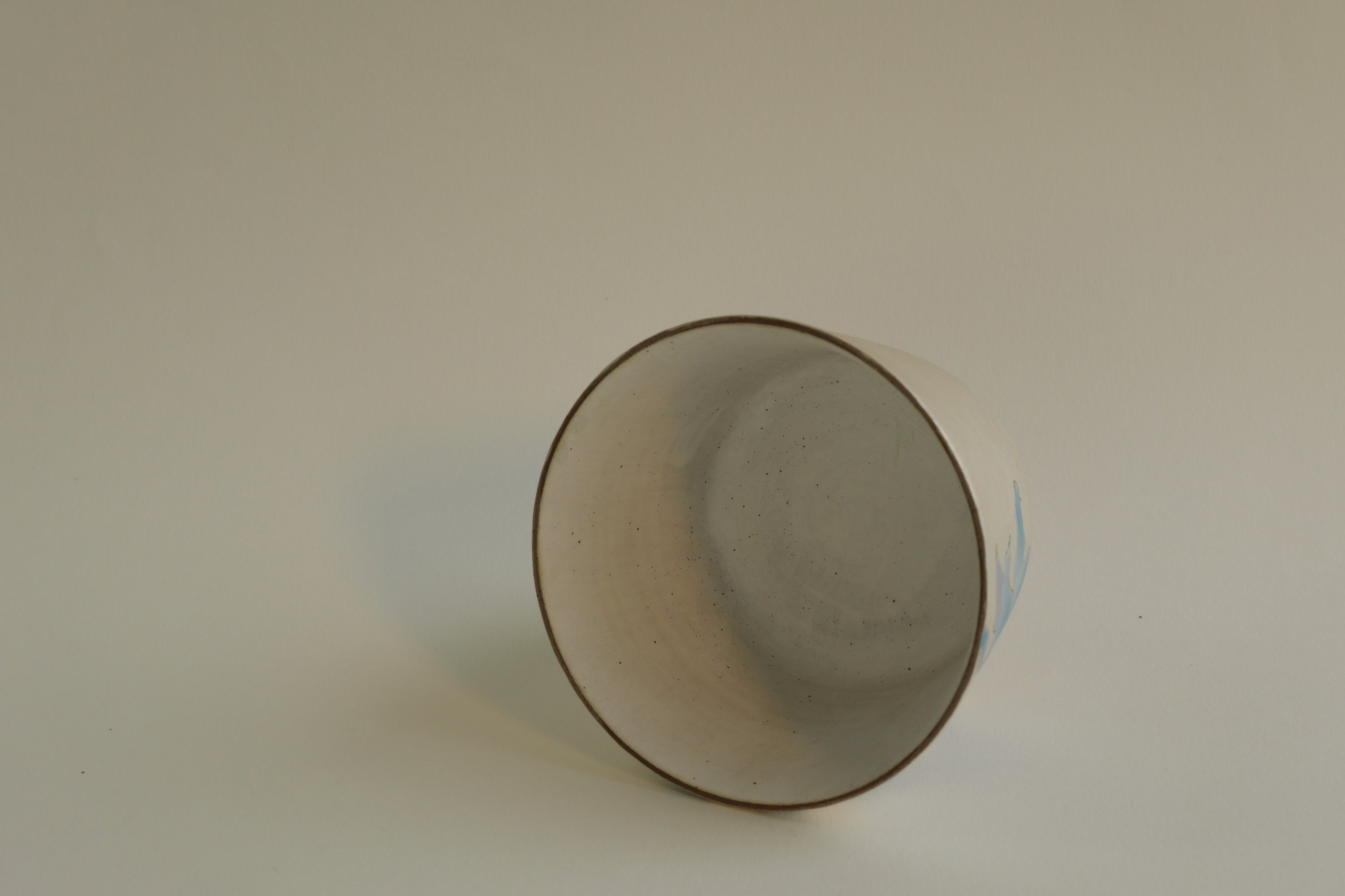Silver-Dusted Blue Lily Cup C