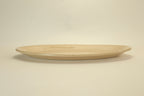 Beige Elongated Oval Plate