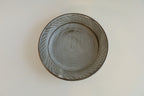 Hand-Brushed Grey Plate - Small