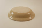 Beige Oval Shallow Bowl A