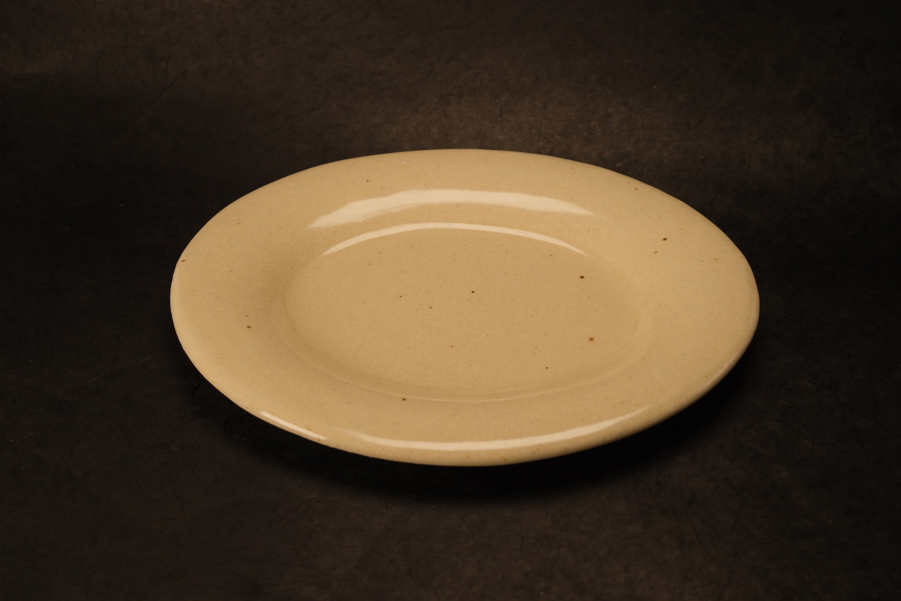 Rimmed Oval Plate