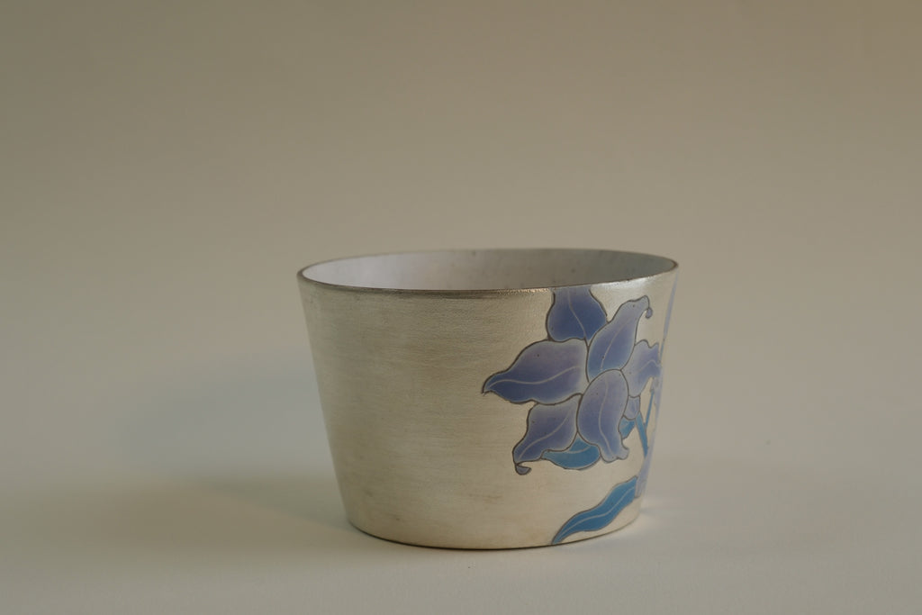 Silver-Dusted Purple Lily Cup B