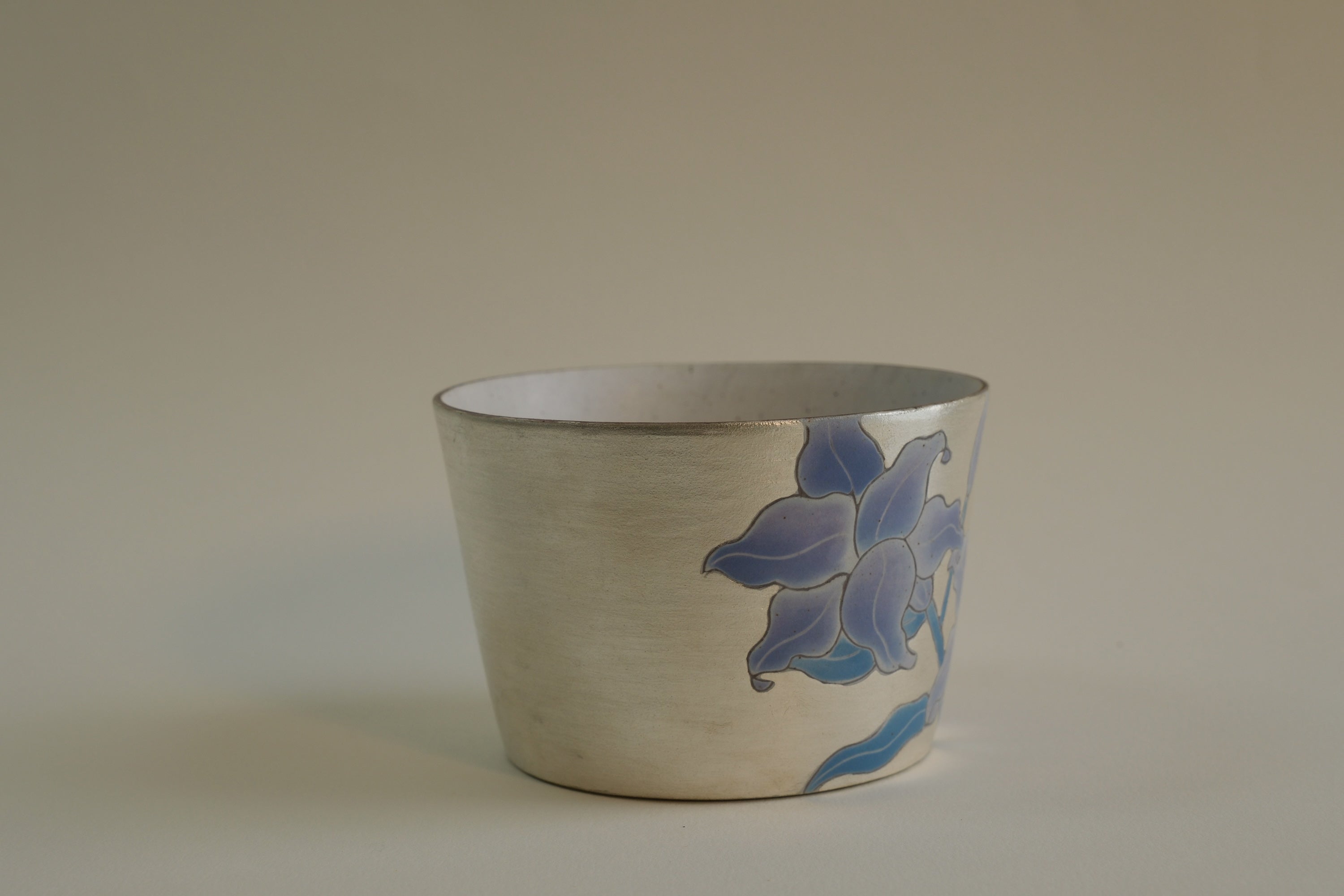 Silver-Dusted Purple Lily Cup B