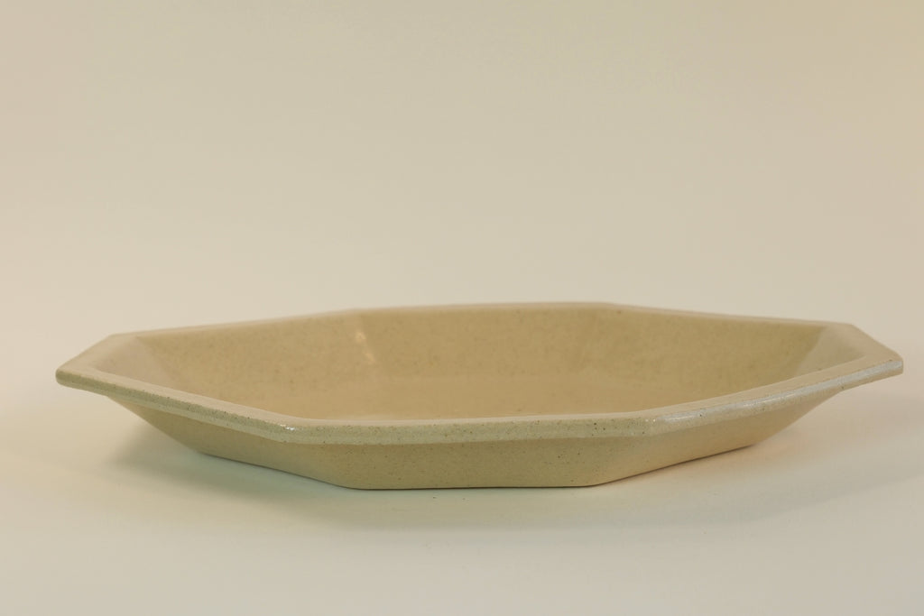 Beige Octagonal Plate