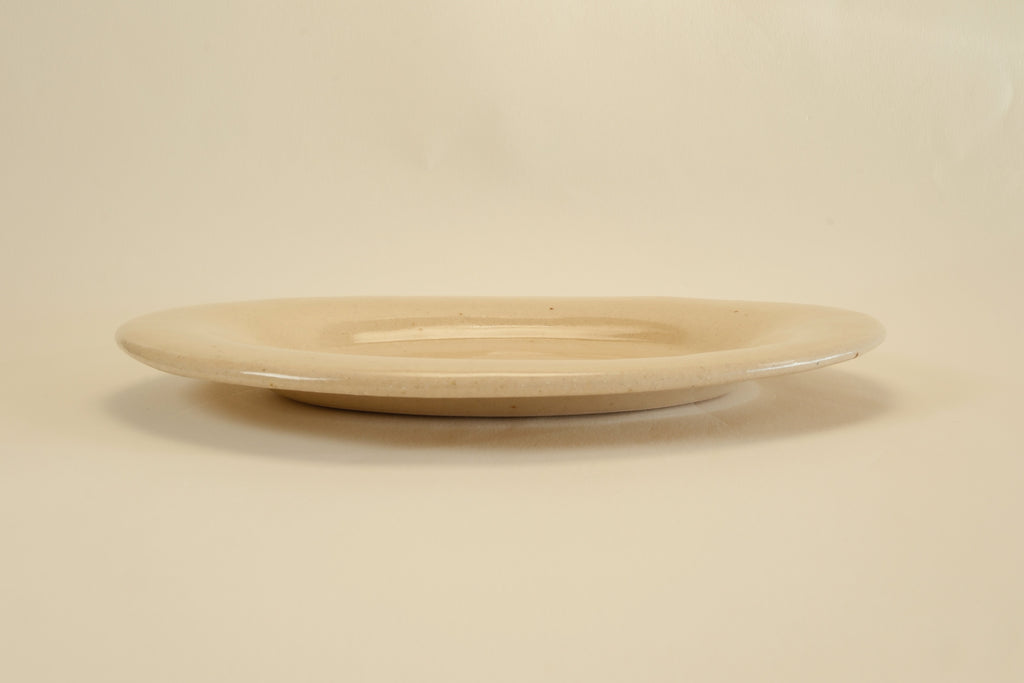 Rimmed Oval Plate