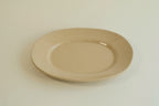 Beige Wide Oval Plate