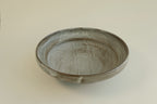 Hand-Brushed Gray Plate - Large