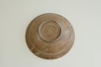 Hand-Brushed Brown Plate -  Large