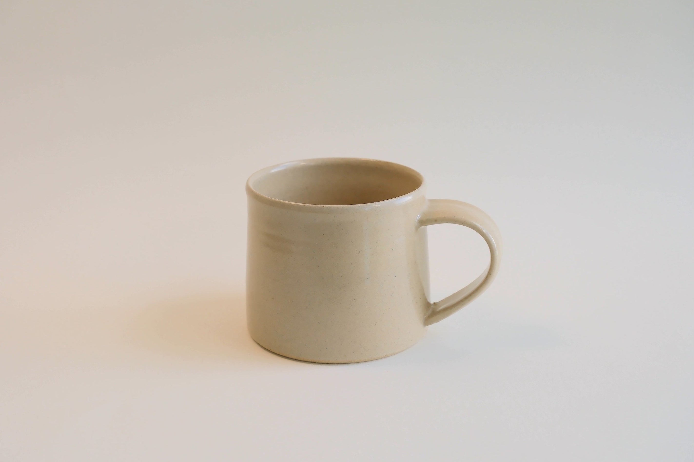 Beige Ceramic Mug