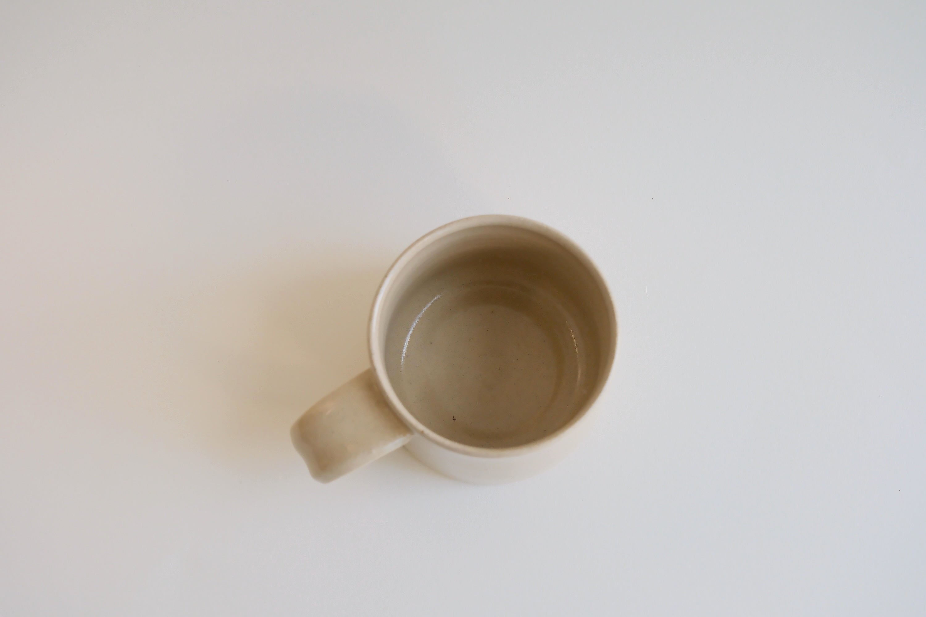 Beige Ceramic Mug
