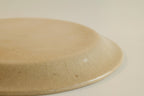 Beige Crackle Glaze Round Plate