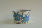 Silver-Dusted Blue Lily Cup A