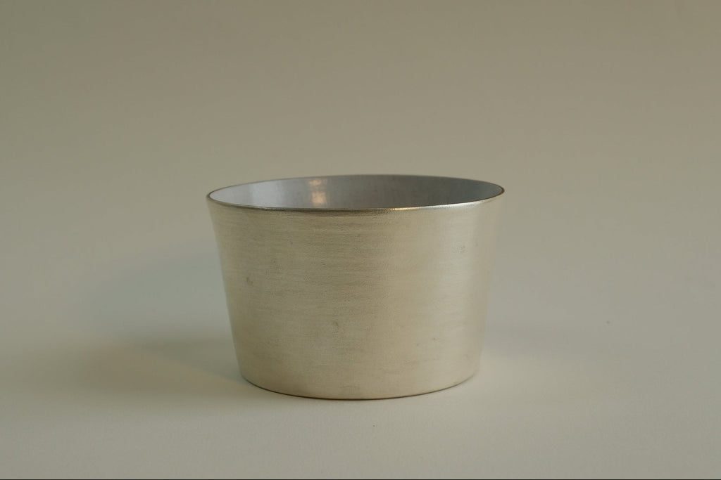 Silver-Dusted Blue Lily Cup A