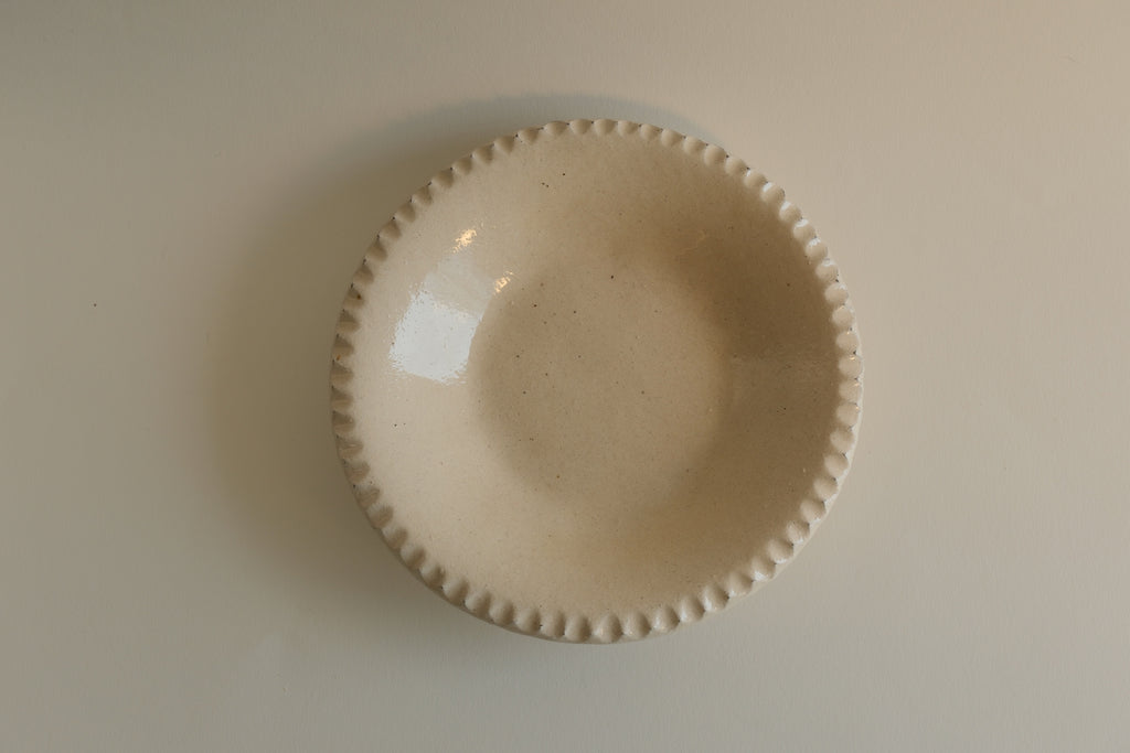 Scalloped Edge Deep Plate A