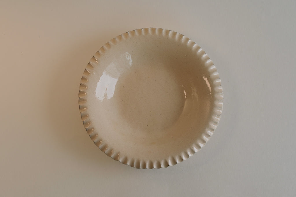 Scalloped Edge Deep Plate B