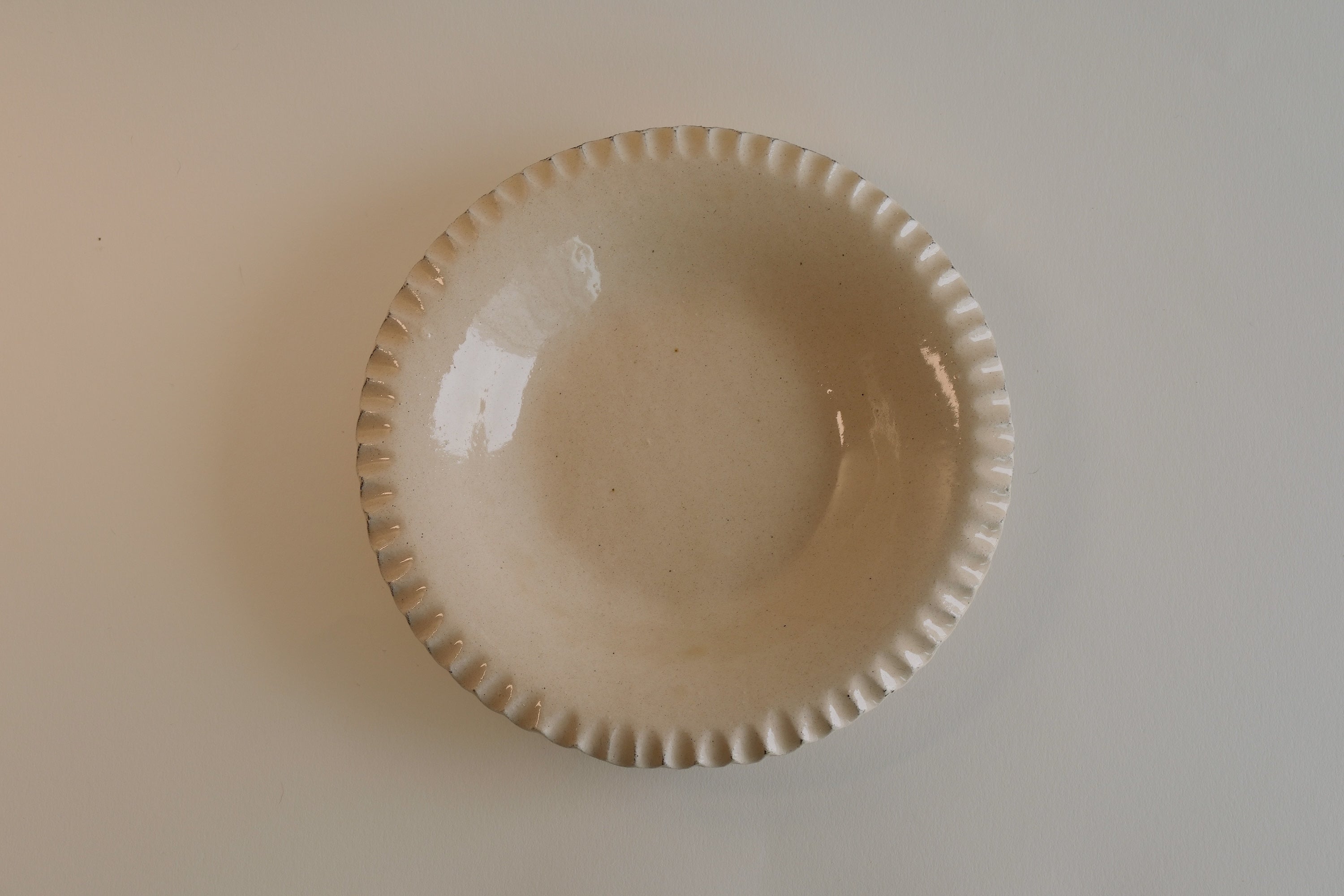 Scalloped Edge Deep Plate B