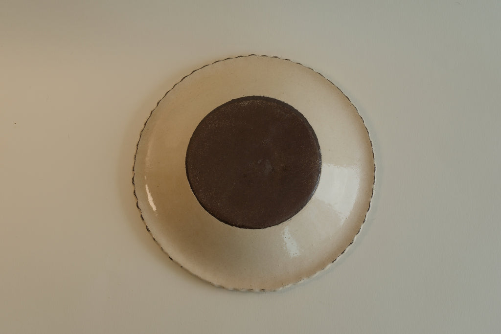 Scalloped Edge Deep Plate B