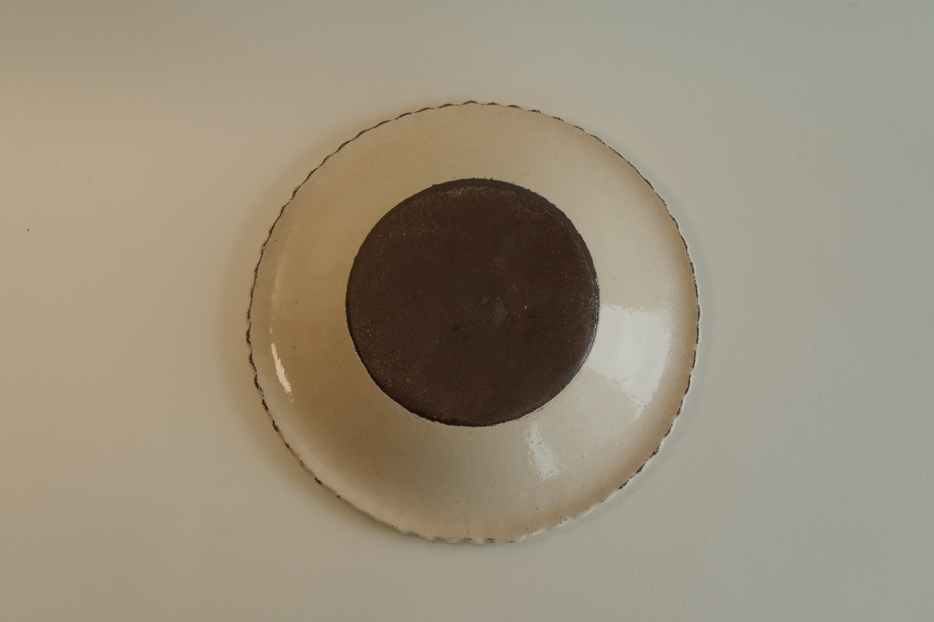 Scalloped Edge Deep Plate B