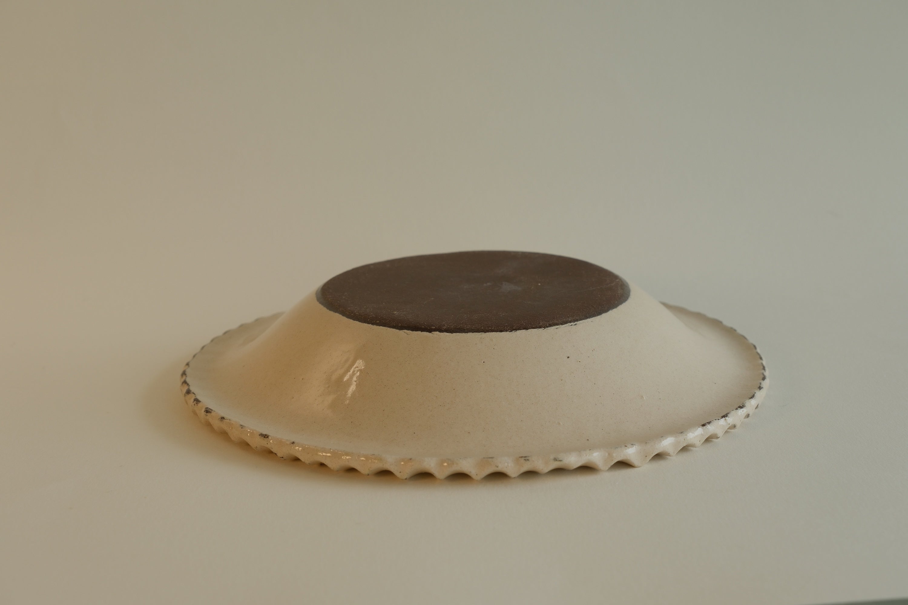 Scalloped Edge Deep Plate B