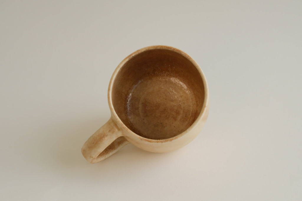 Yellow Glazed Ceramic Mug