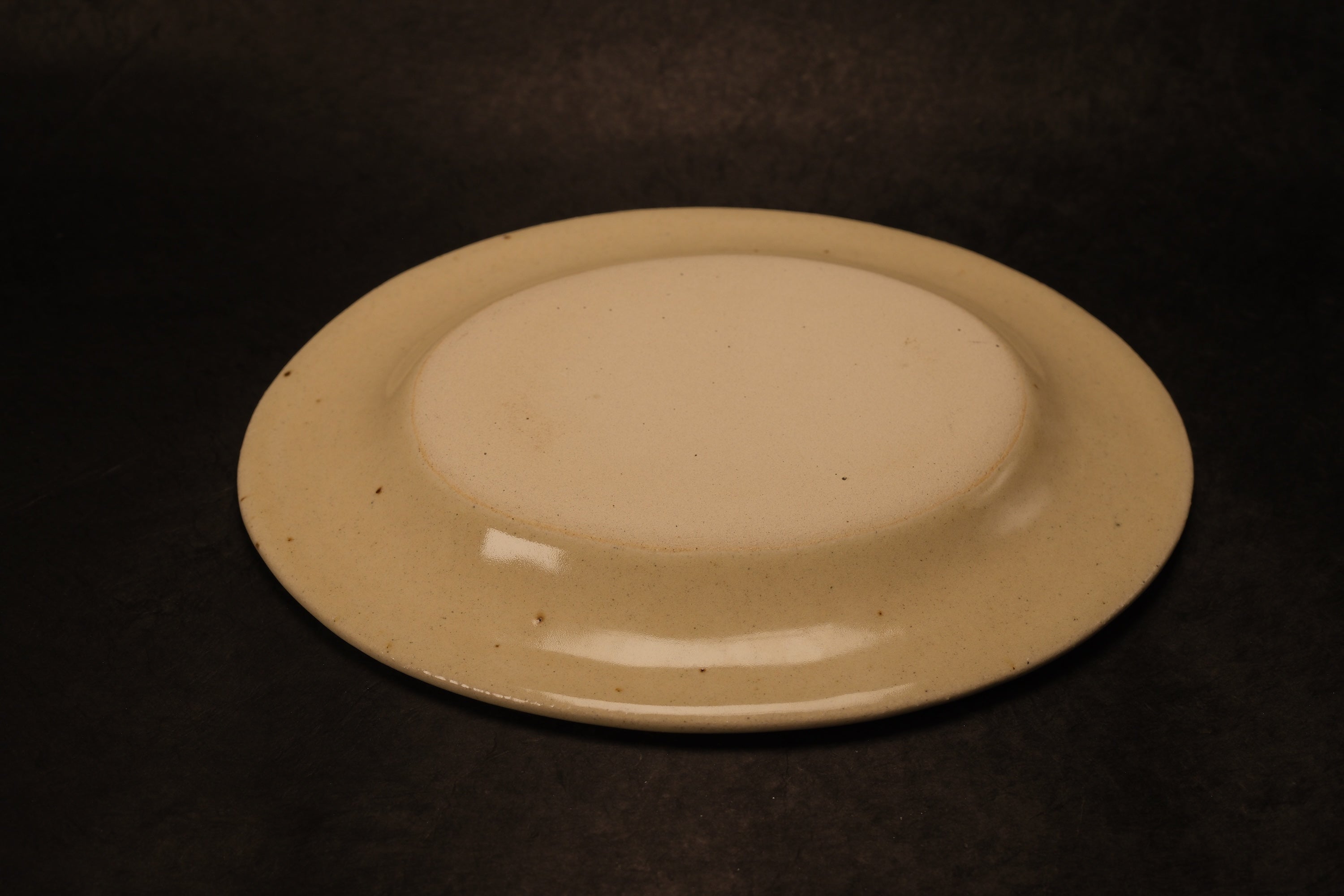 Rimmed Oval Plate