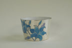 Silver-Dusted Blue Lily Cup B