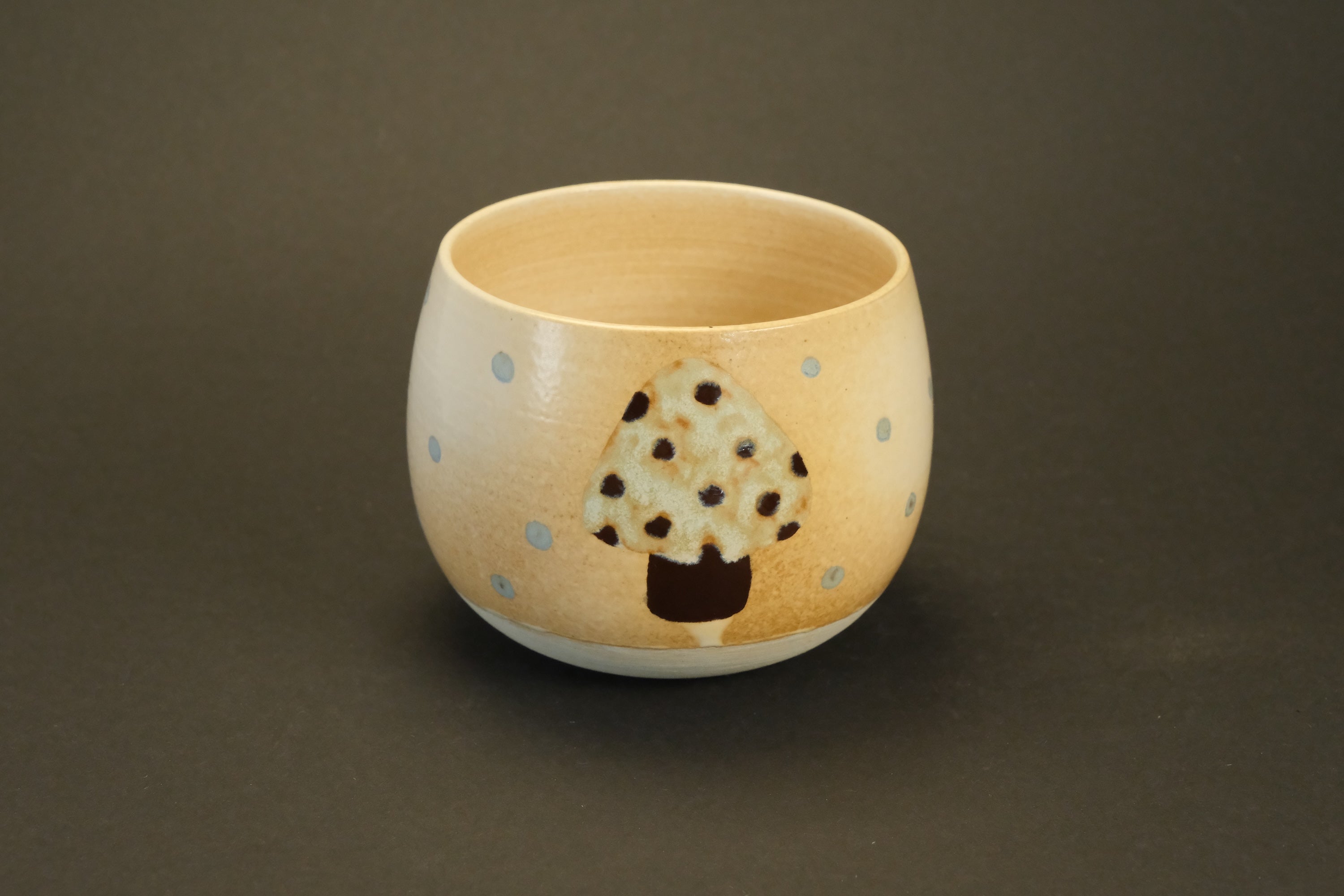 Cat & Mushroom Ceramic Mug