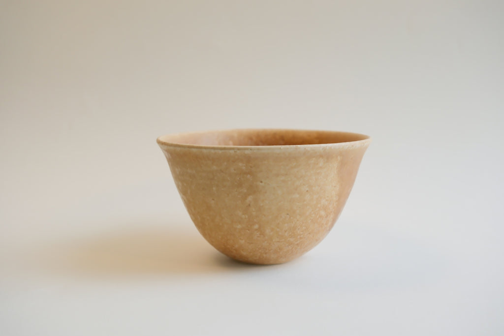 Beige Conical Bowl A