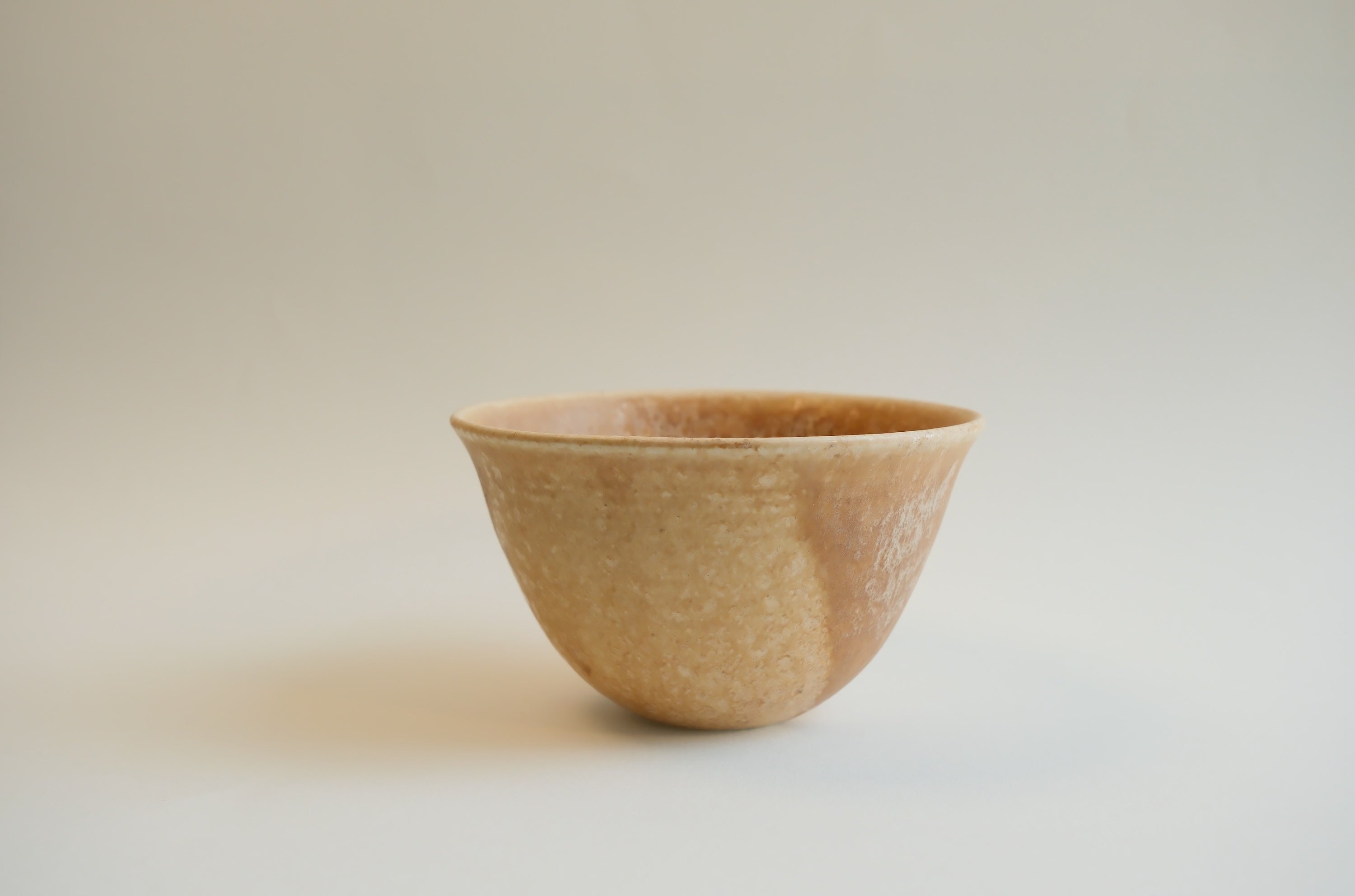 Beige Conical Bowl A