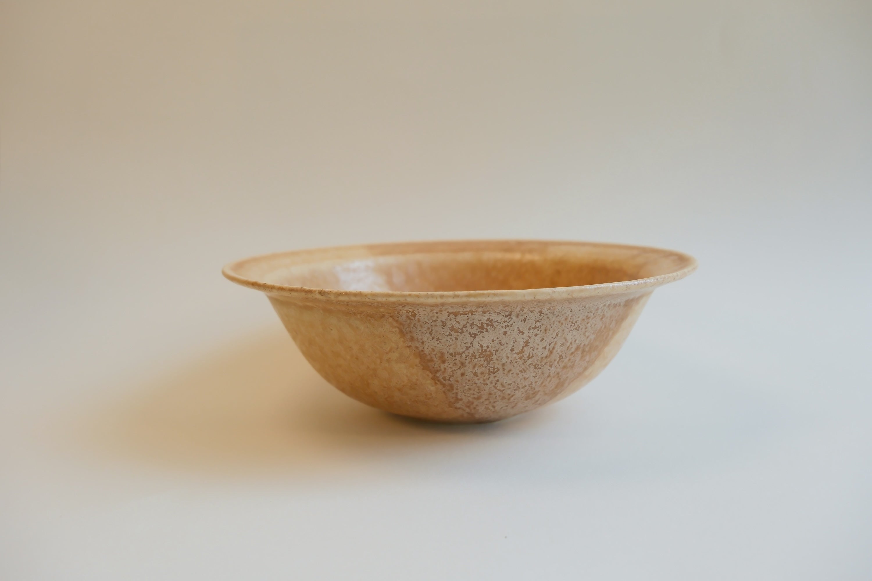 Beige Wide Rimmed Bowl