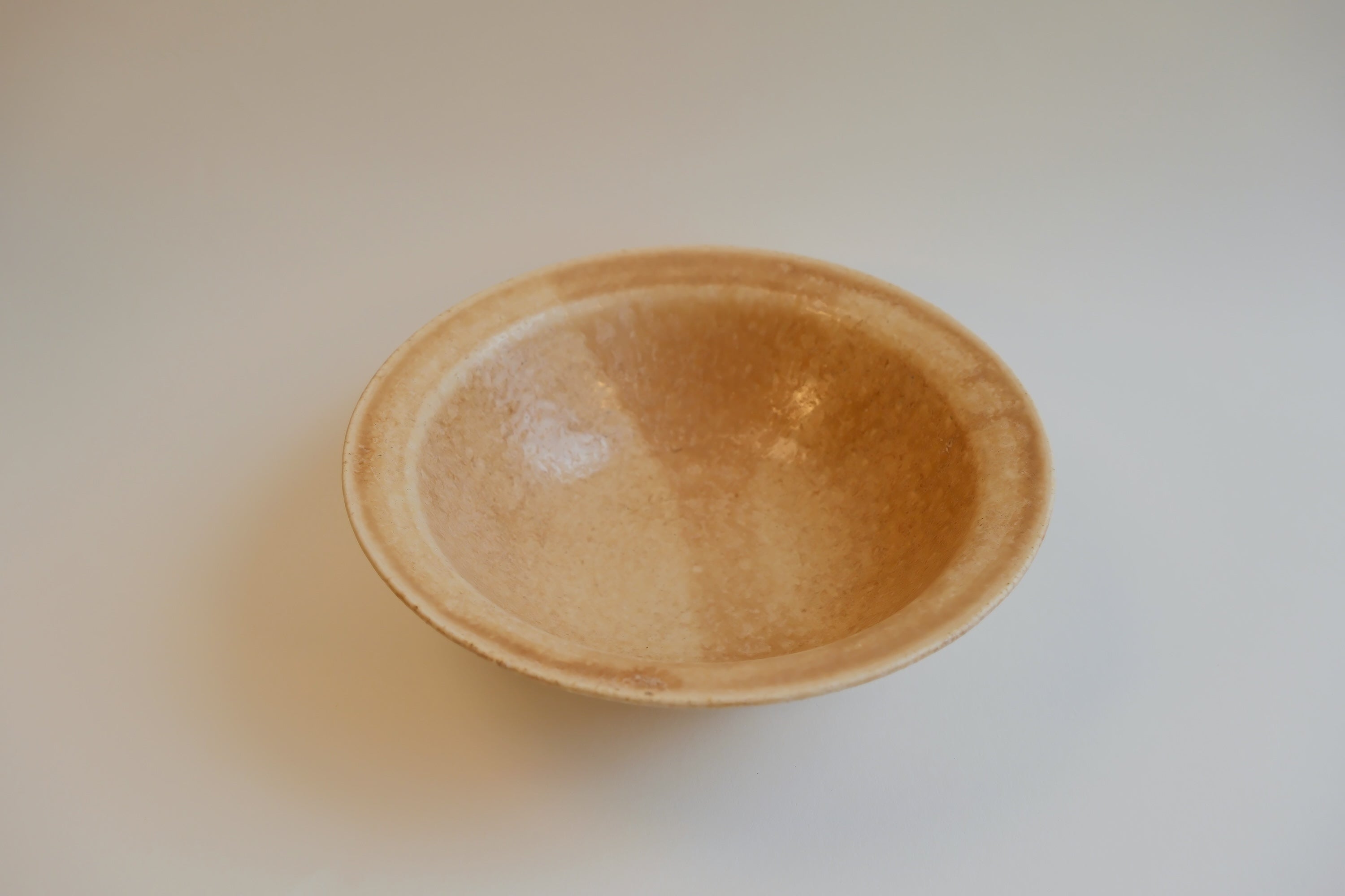 Beige Wide Rimmed Bowl