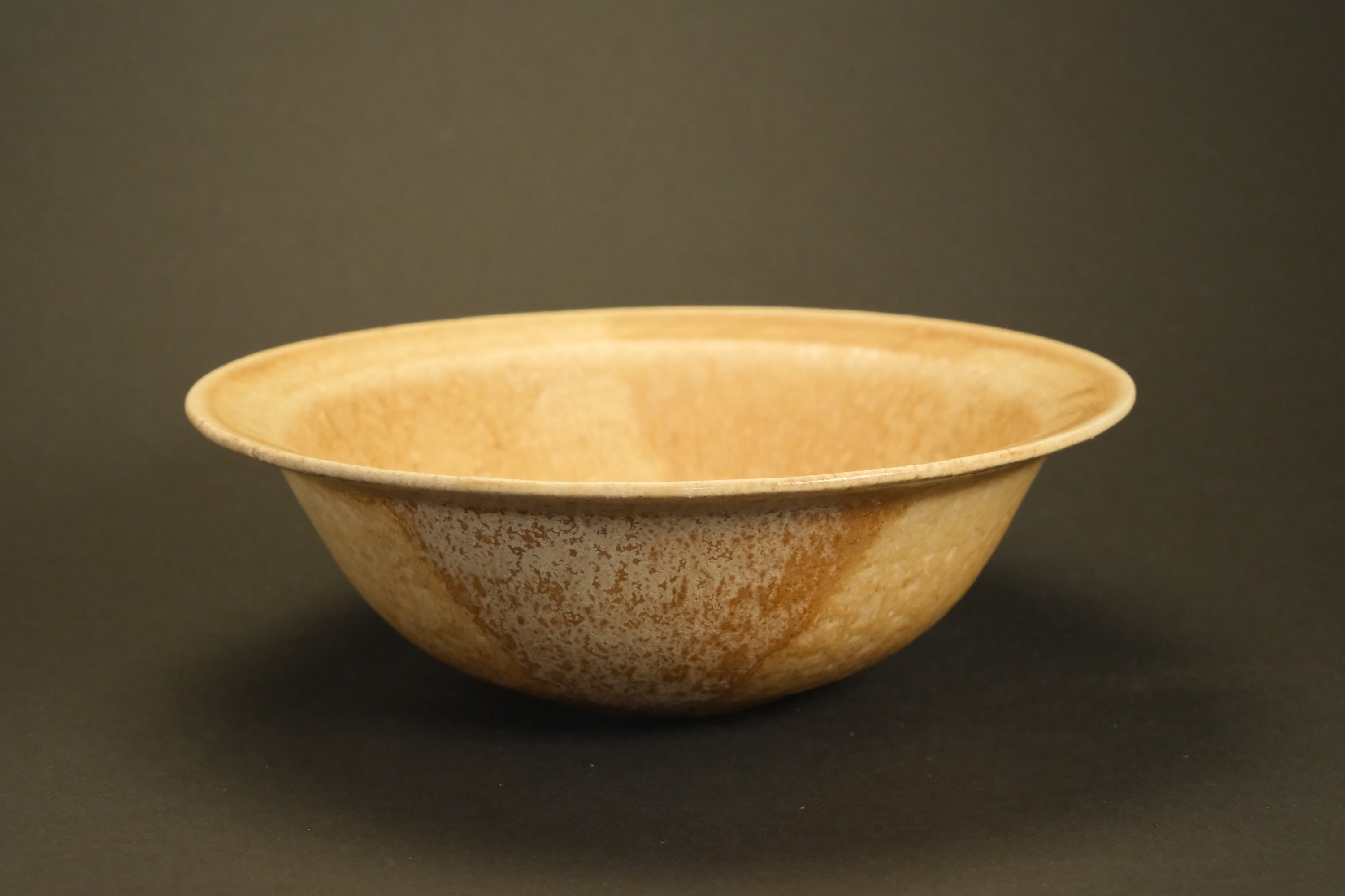 Beige Wide Rimmed Bowl