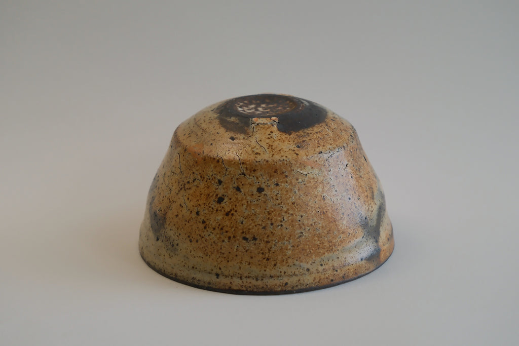 Amber Drip Glaze Wide Rim Cup