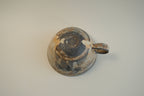 Gray Drip Glaze Wide Rim Cup