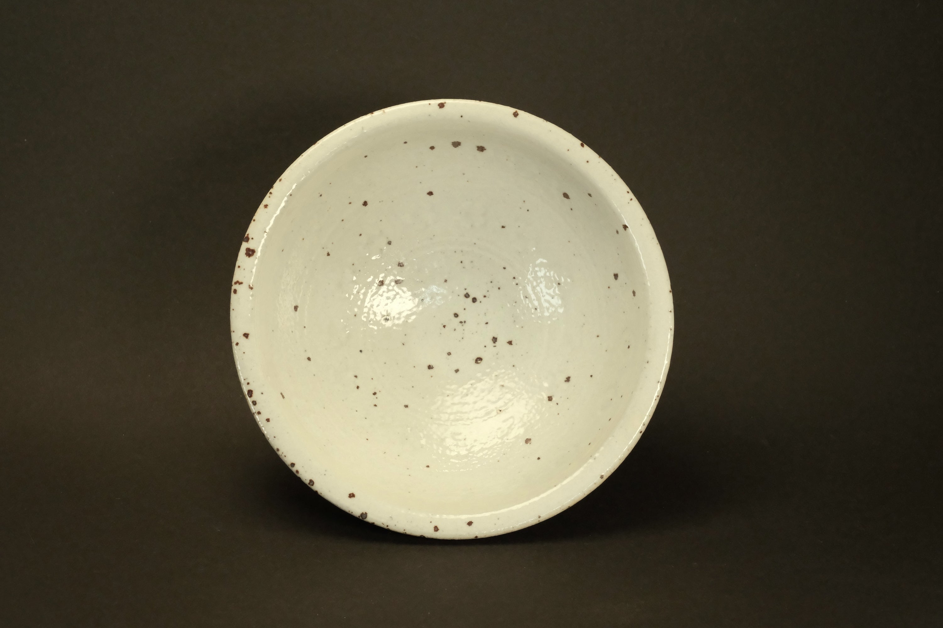 White Speckled Ceramic Bowl