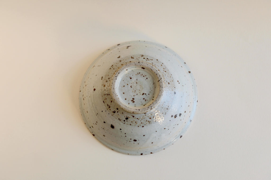 White Speckled Ceramic Bowl