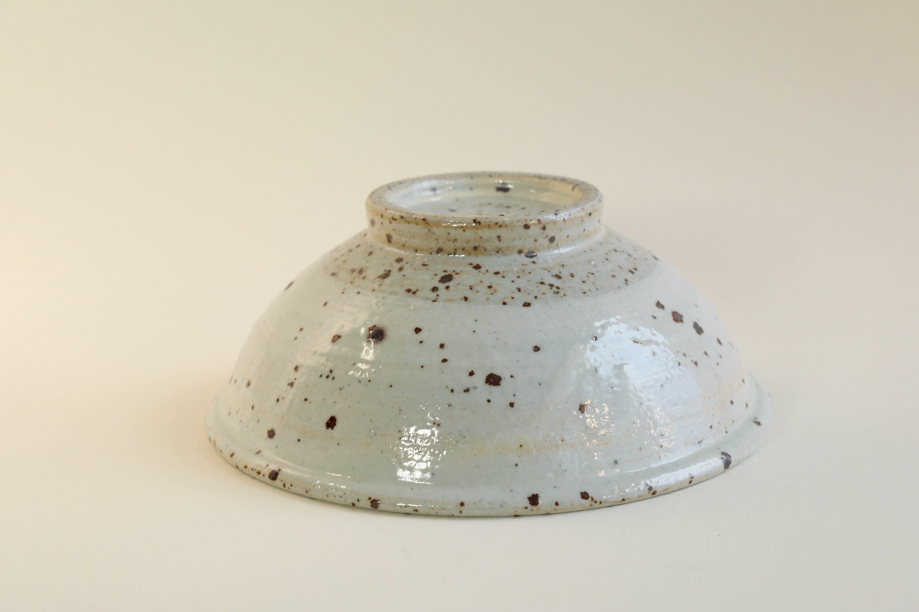 White Speckled Ceramic Bowl