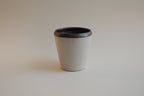 Embossed Rim Ceramic Cup