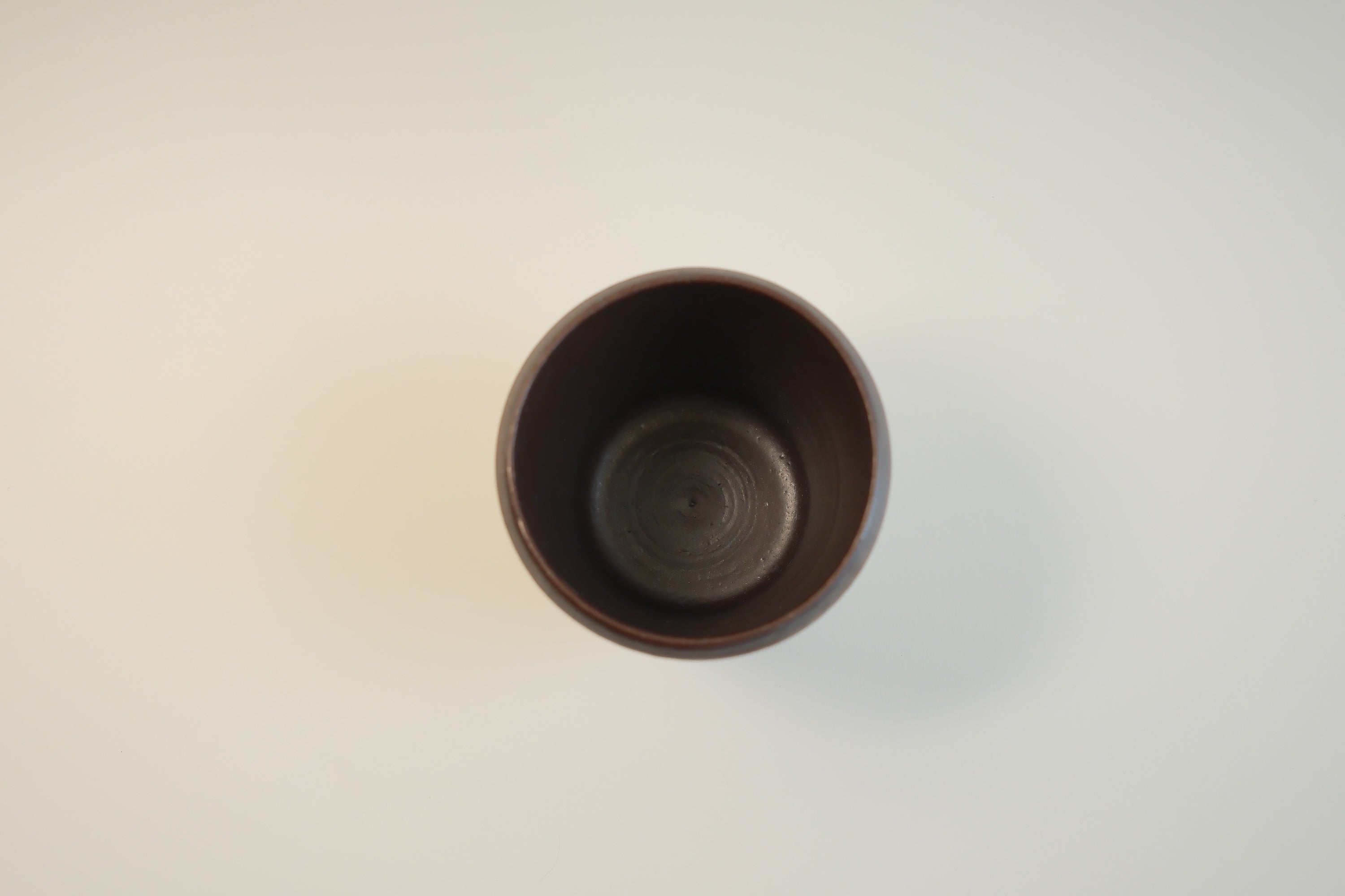 Embossed Rim Ceramic Cup