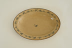 Blue Floral Oval Ceramic Plate B