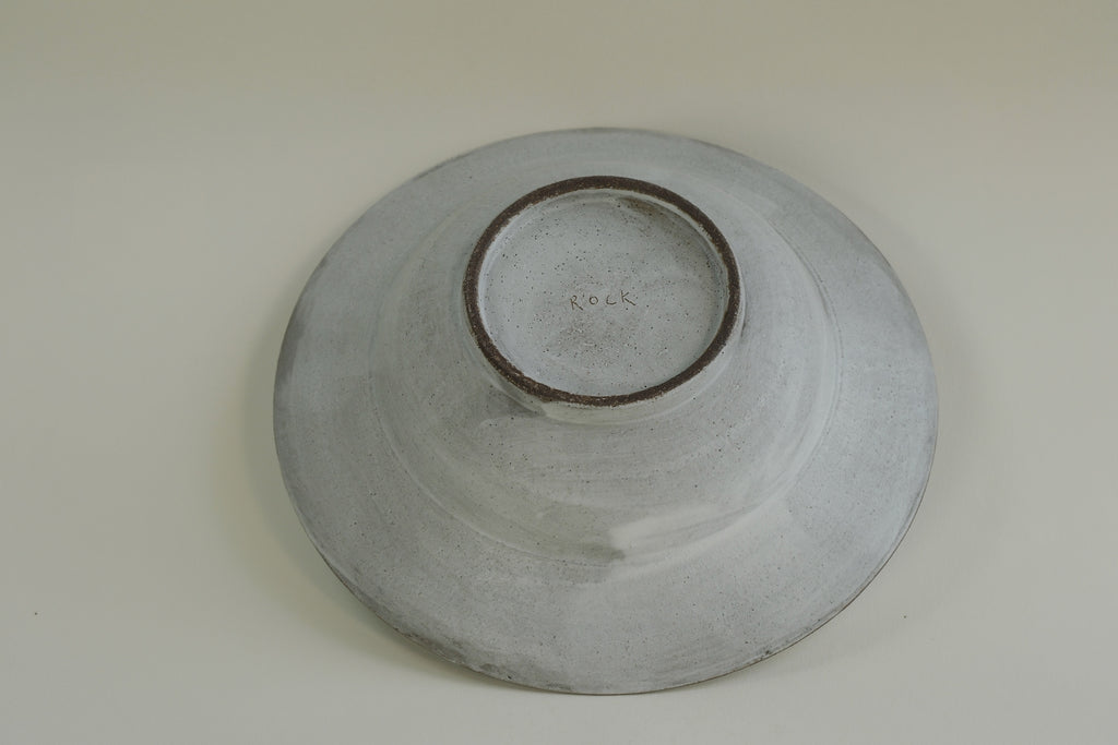 Silver-Dusted Blue Lily Plate A