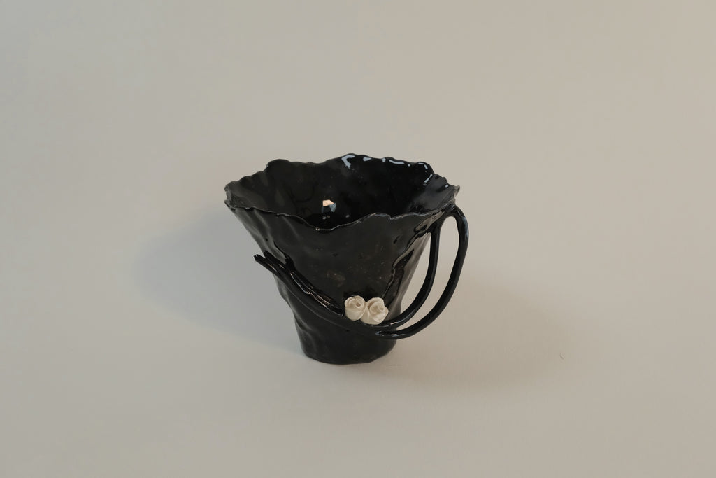 Black Twin Blossom Cup