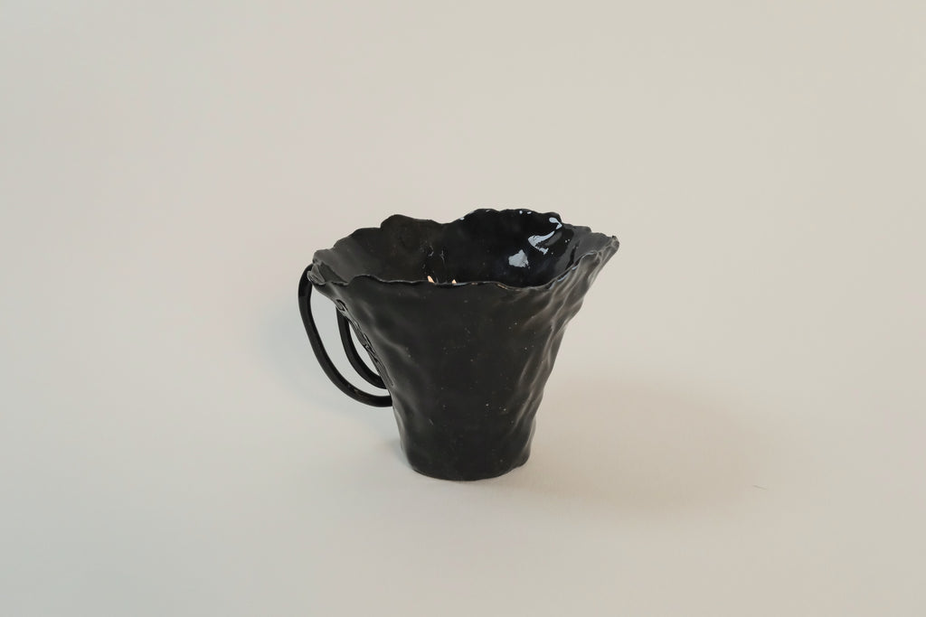 Black Twin Blossom Cup