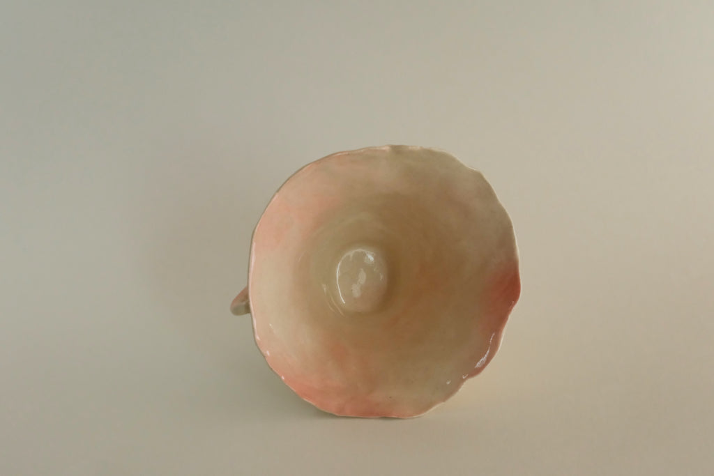 Pink Twin Blossom Ceramic Cup