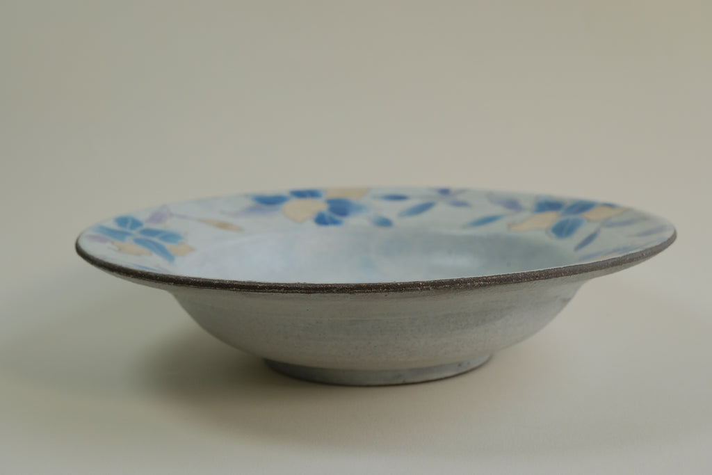 Silver-Dusted Blue Lily Plate B