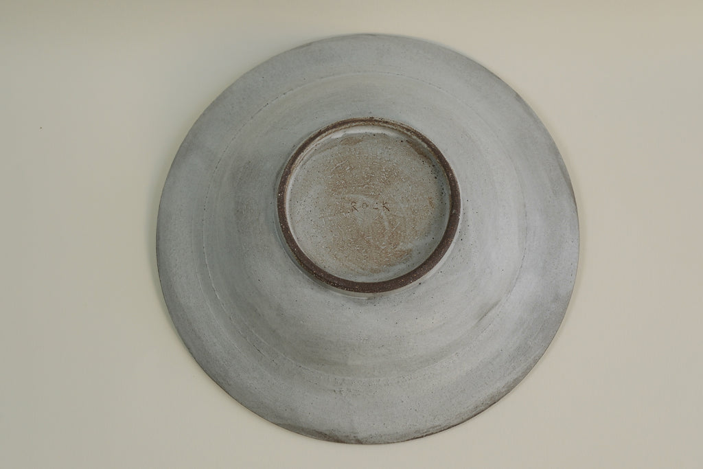 Silver-Dusted Blue Lily Plate B