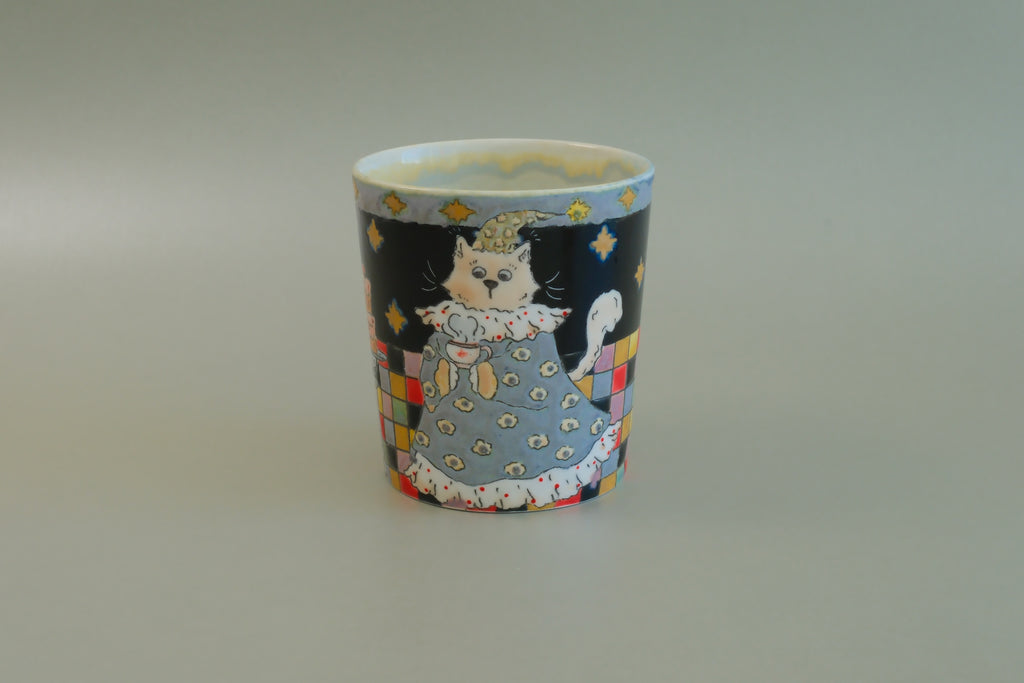 Pajama Cat & Cake Cup - Large