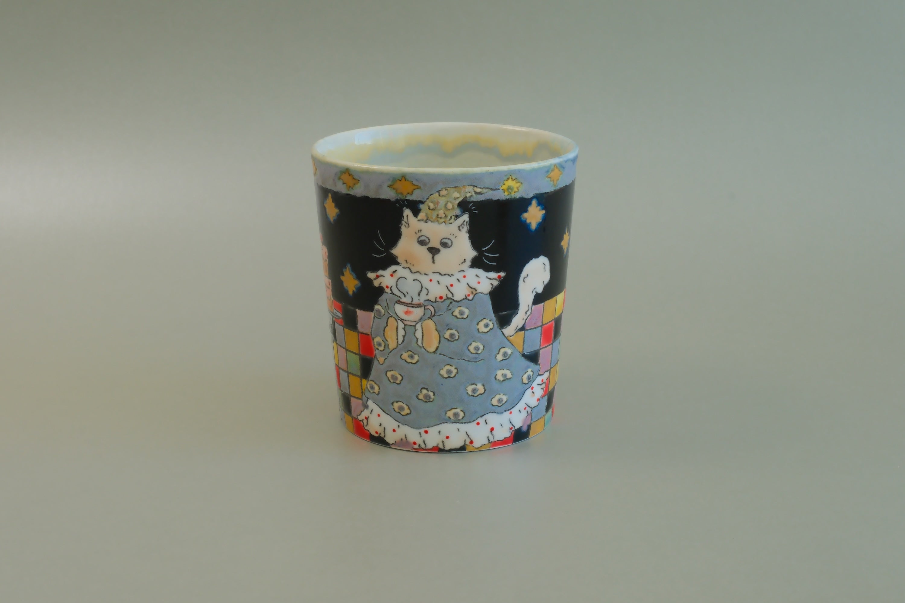 Pajama Cat & Cake Cup - Large